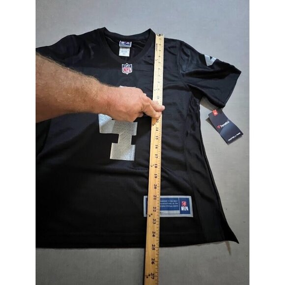 Oakland Raiders Derek Carr #4 Fanatics Jersey Womens Small Black Short Sleeve.‎ - Picture 13 of 14